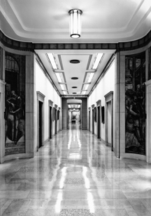 Interior of U.S. Department of Justice Building