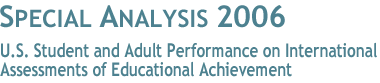 Special Analysis-U.S. Student and Adult Performance on International Assessments of Educational Achievement