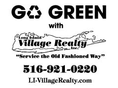 Long Island Village Realty Go Green logo