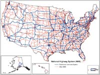 small map of the NHS in the U.S. Click to see a bigger version.