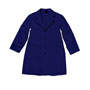 Navy Blue Polyester Pajama Robe