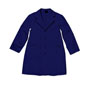 Navy Blue Polycotton Pajama Robe