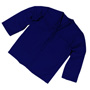 Navy Blue Polycotton Pajama Shirt