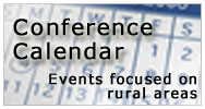 Conference Calendar: Events focused on rural areas