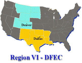 Map of Region VI - DFEC