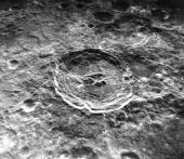 image of King Crater on the moon