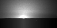 Martian Sunrise at Phoenix Landing Site, Sol 101