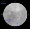 Enceladus: Global Patterns of Fracture (Southern Polar Projection)