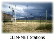Photo of CLIM-MET Station, and link to CLIM-MET Stations