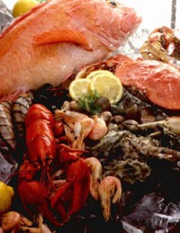 photo of seafood buffet