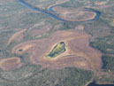 Image showing lake change in Alaska. Image links to more information about lake change in Alaska.