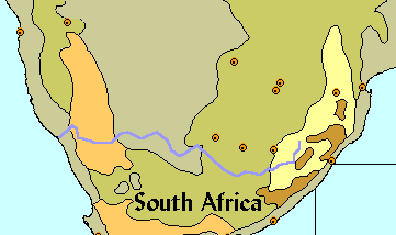 South Africa map Image