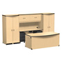 Harmony Freestanding Workstation with 33 in. W Tower Cabinets