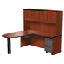 Harmony L-Shaped Workstation with Conference End
