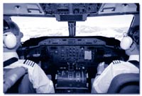 photo of airplane cockpit instraments