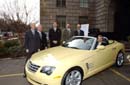 Secretary Gutierrez sits in a Chrysler Crossfire