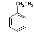 Structural formula of ethyl benzene