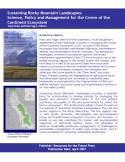 Sustaining Rocky Mountain Landscapes: Science, Policy and Management for the Crown of the Continent Ecosystem