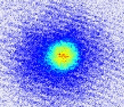 Animation showing data used to measure how atoms move through the crystal of light.