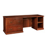 Baritone 85 in. Left-Hand Lateral Files and Open Shelves Credenza