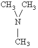 structural formula for Trimethylamine