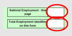 Total box located in the Supplemental Form