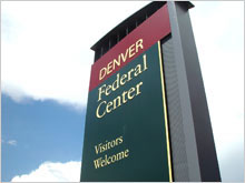 Photo of Denver Federal Center Welcome sign