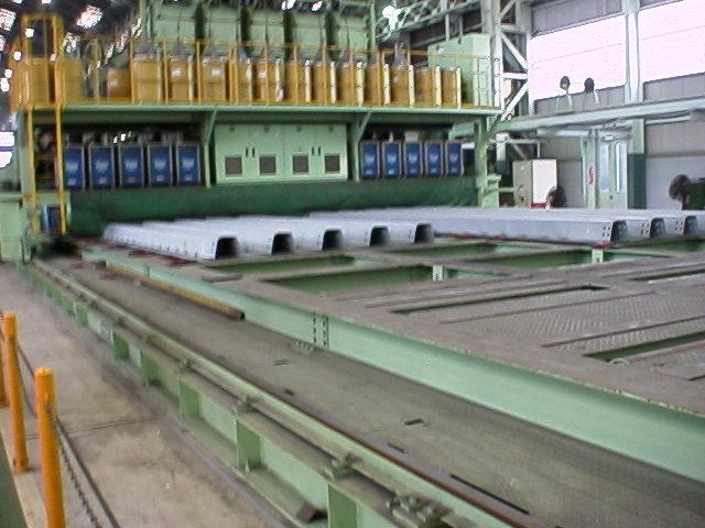 Photo of machine to automatically fabricate orthotropic steel bridge decks