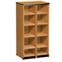 Harmony 33 in. W Bow Top Open Shelf Tower Cabinet