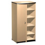 Harmony 33 in. W Bow Top Left Door Open Shelf Tower Cabinet