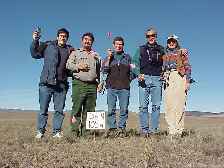 Visitors to 36 North 105 West, New Mexico.