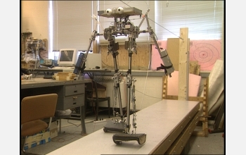 Video News Release showcasing the bipedal walking robots
