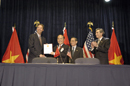 Secy. Gutierrez and the US/Vietnam Signing Ceremony participants 