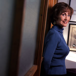 Susan Lowenberg in her office		