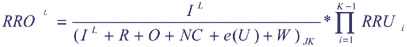 RRO^L formula