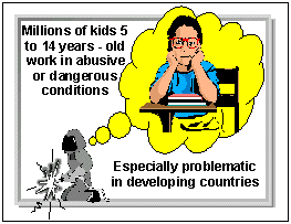 Kids in dangerous conditions