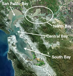 San Francisco Bay, California, consists of several subembayments. North Bay consists of Honker, Suisun, and Grizzly Bays 
