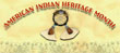 American Indian Heritage Month logo
