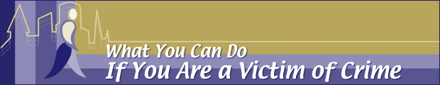 Masthead image: What You Can Do If You Are a Victim of Crime