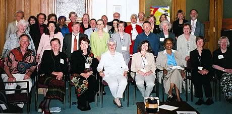  Group photo of participants, front row seated