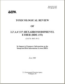 Cover of the Final IRIS Toxicological Review of Hexabromodiphenyl Ether