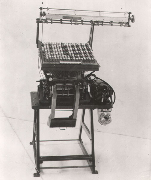 1910 Powers Punch Machine