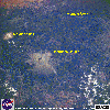 Annotated NASA Image, Adam, St. Helens, Columbia River, August 1989, click to enlarge