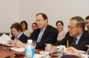 Secretary Gutierrez testifies before Senators Richard C. Shelby, Barbara A. Mikulski and Ted Stevens