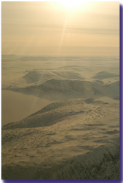 Aerial view of mountains, northern Alaska