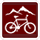 [Symbol]: mountain bike