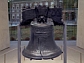 The Liberty Bell in the Liberty Bell Center.