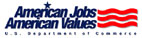 Banner - American Jobs American Values - US Department of Commerce