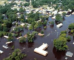 Flood from Huricane Floyd