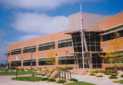 Photo of the Fort Collins Science Center. Photo by Nina Burkardt, USGS